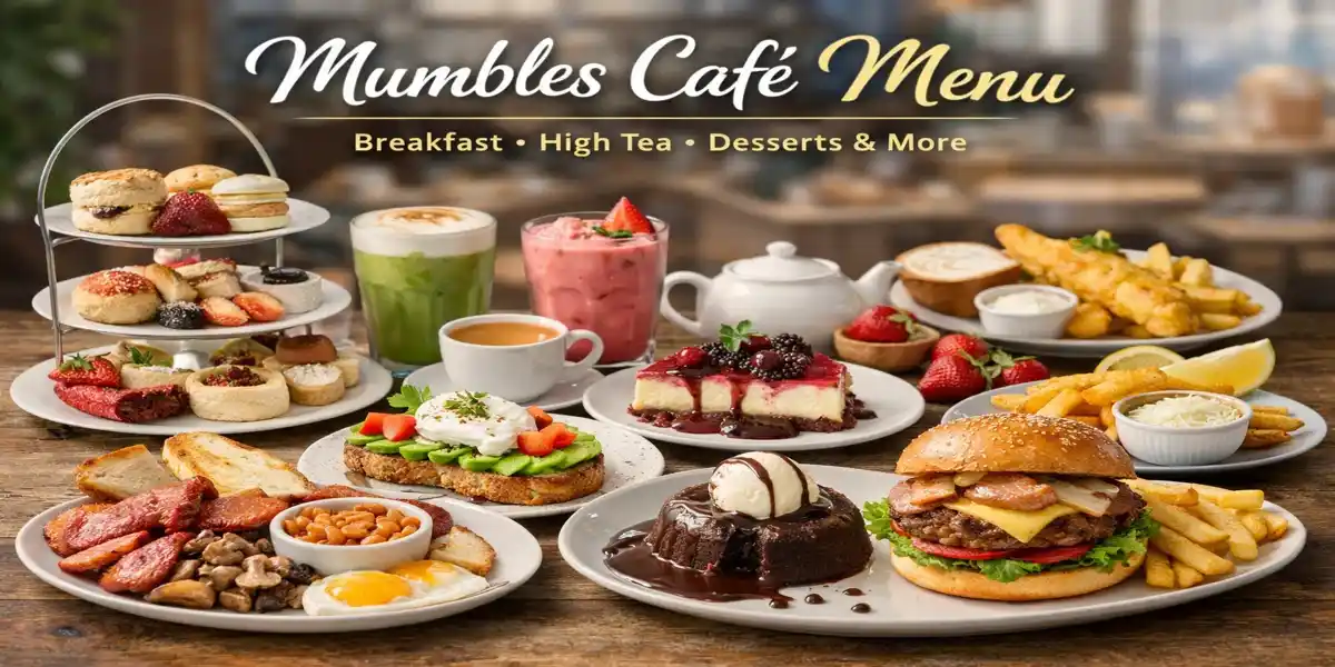 Mumbles Café Menu - Fresh Breakfast & Delicious Desserts